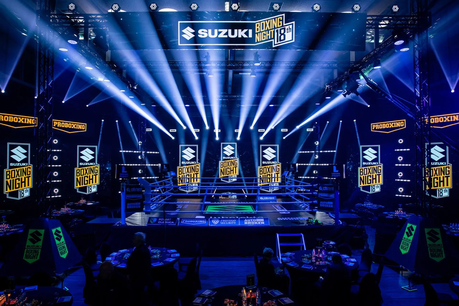 Suzuki Boxing Night - realizacja Smartside Multimedia
